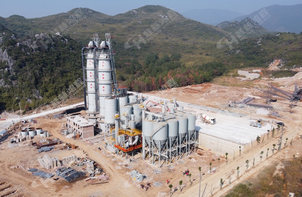 湖南某知名建材公司氫氧化鈣生產線項目