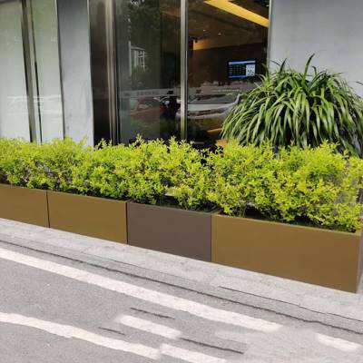 【工廠供應(yīng)室外防腐木成品花池,園林工程綠化移動花箱定制】價格_廠家