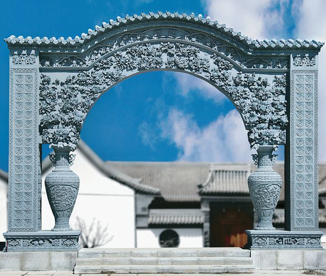 東莞古建山水雕刻金磚耐腐蝕牌坊_供應產(chǎn)品_蘇州古藝古建園林工程有限